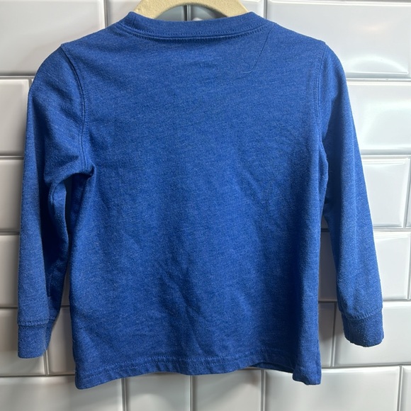 Carter’s | Long Sleeve Blue Dog & Car T Shirt | Size 18 Months - Picture 2 of 4